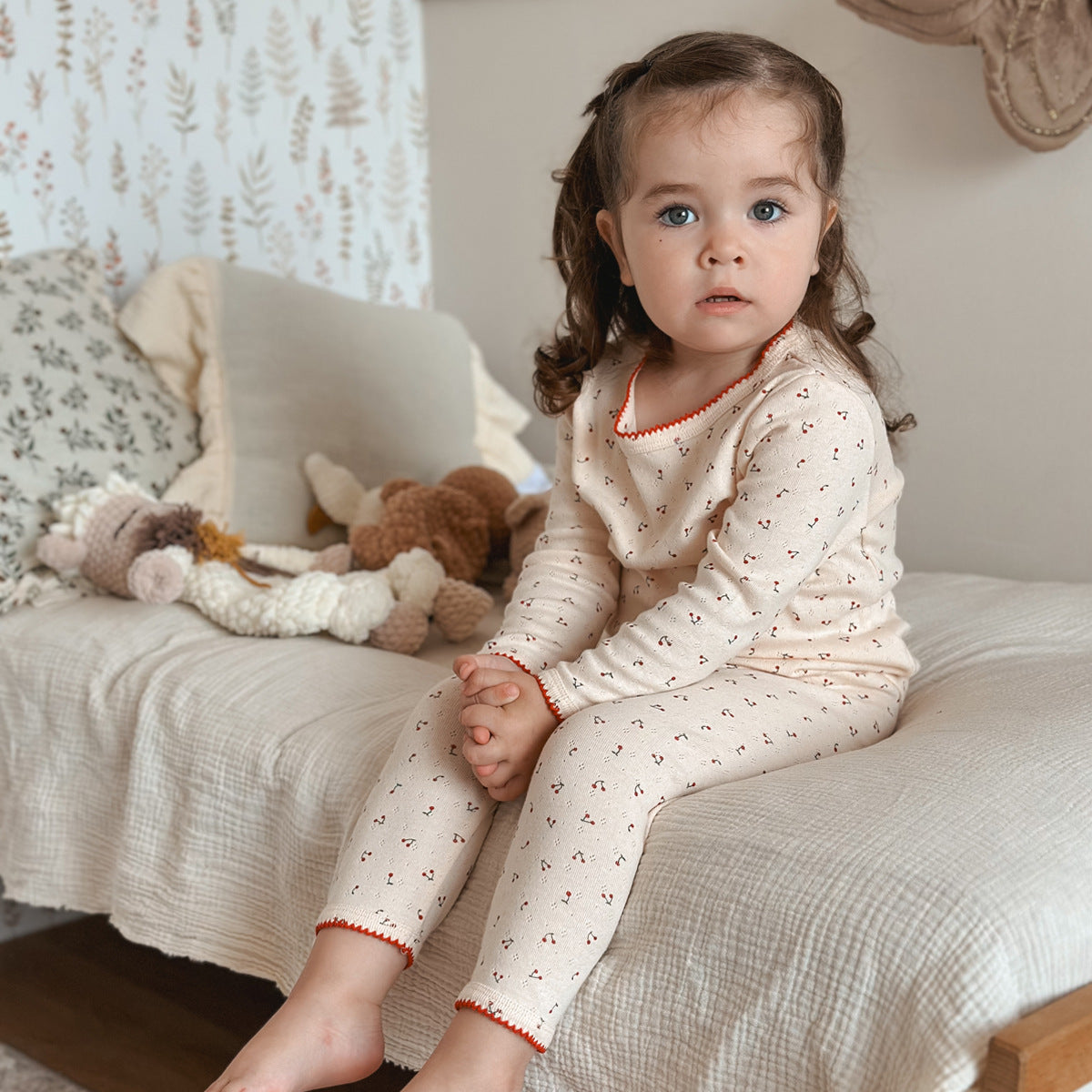Cherry Orchard Pointelle Pajamas