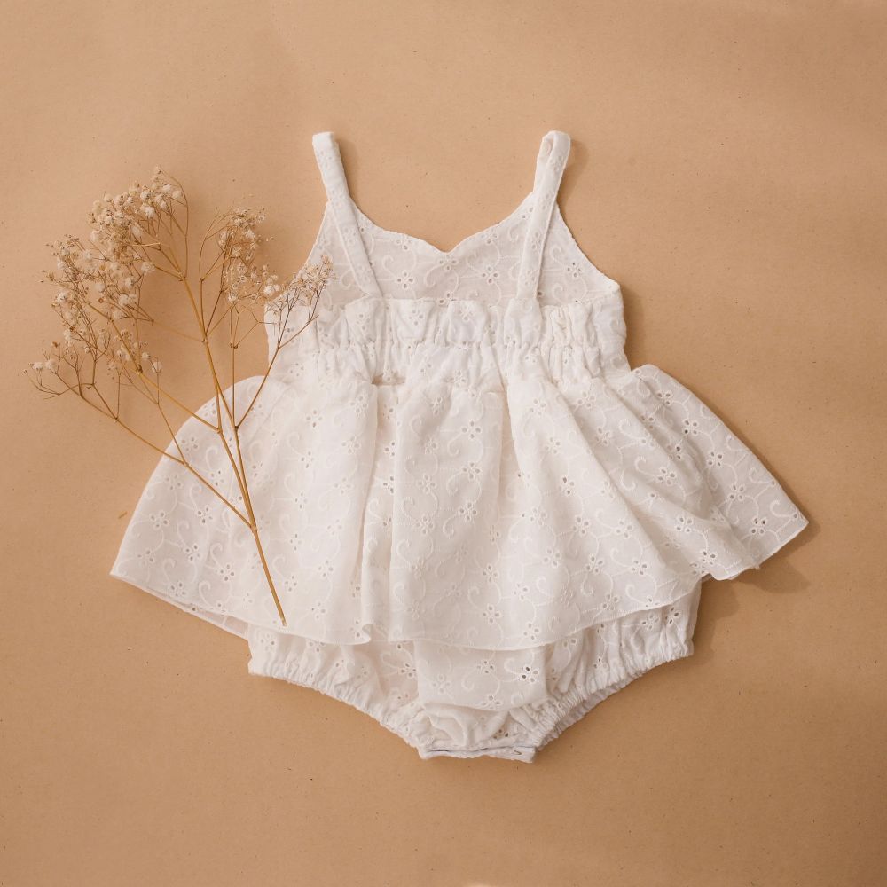 Baby Summer Clothes Floral Baby's Gown Onesie Ins Style Girls Tights Children's Jumpsuits