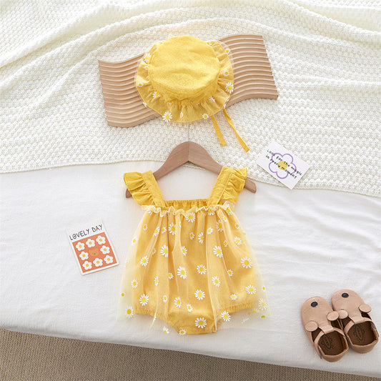 Daisy Meadow Romper Set