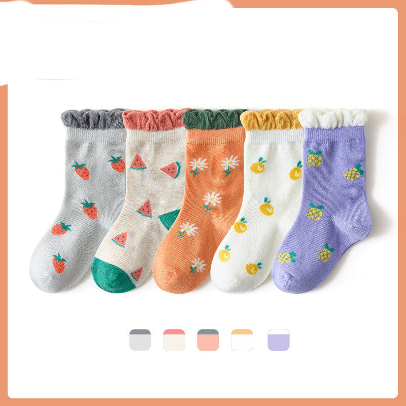 Fruit-Cartoon Comfort Socks