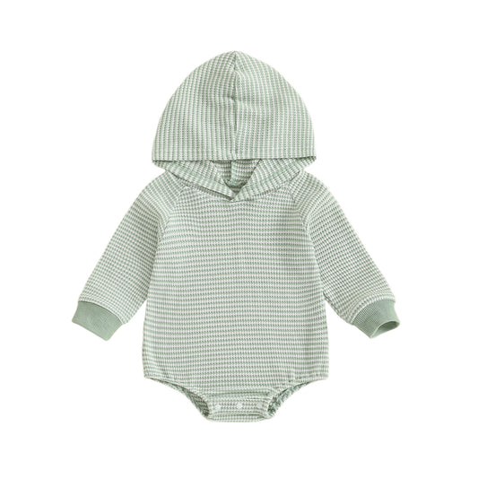 Waffle Grove Hooded Bodysuit
