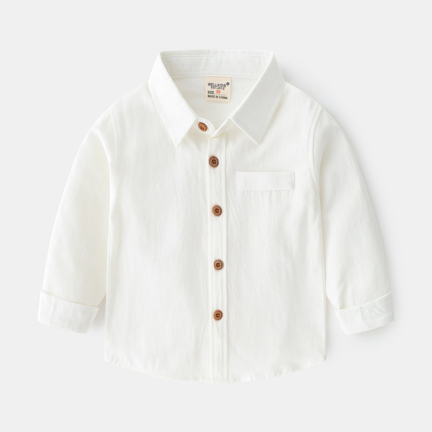 Wren Oxford Shirt in ivory, flat lay