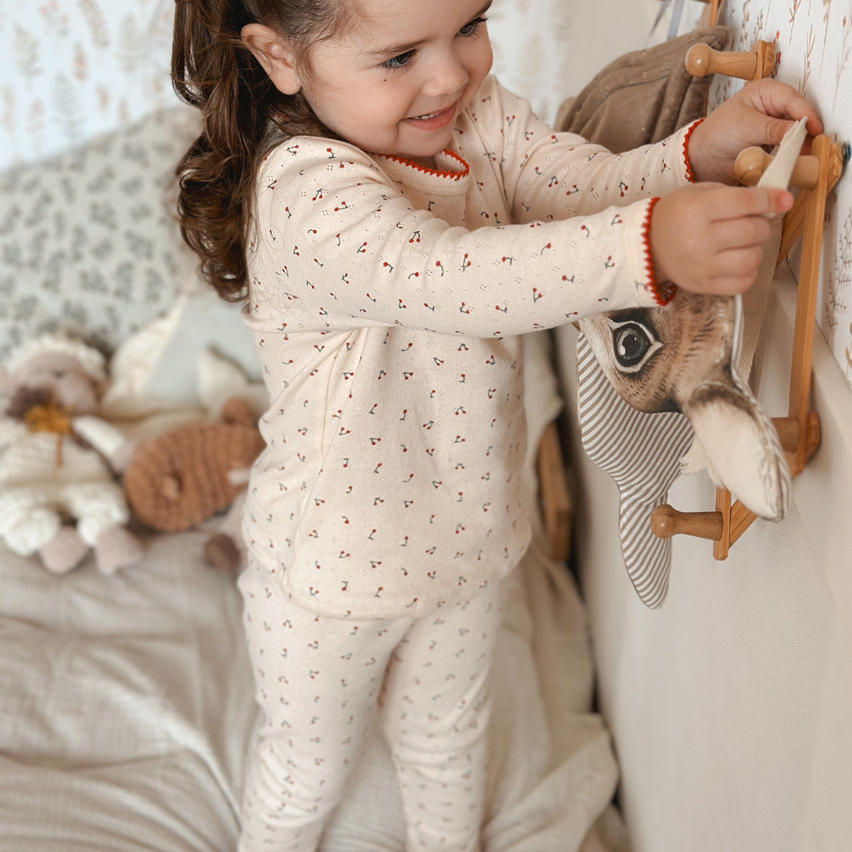 Cherry Orchard Pointelle Pajamas