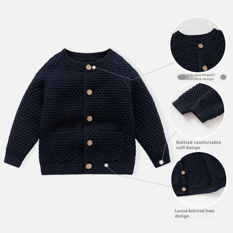 Acorn Button Cardigan