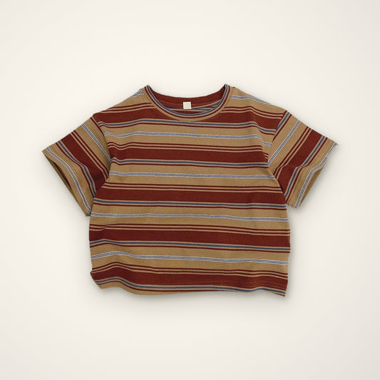 Honeyed-Stripe Knit Tee – E For Egg