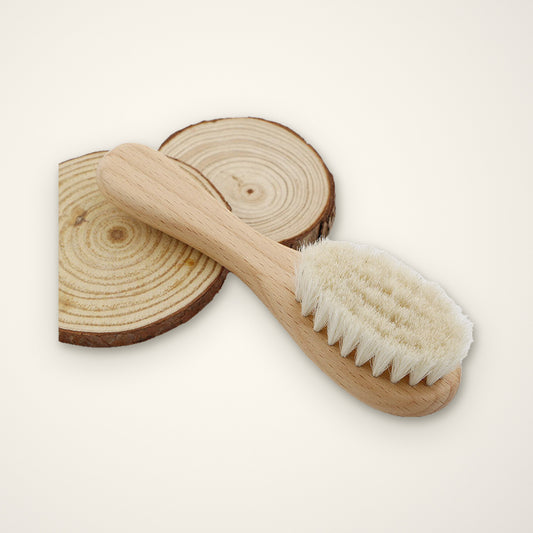 Pear Wood Baby Grooming Set – E For Egg