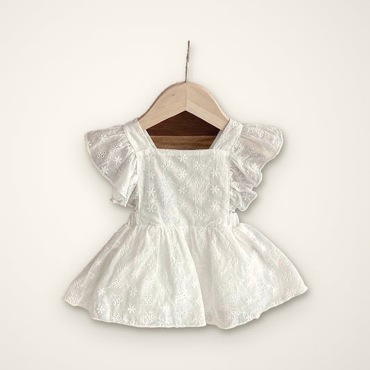 Flounced Lace Princess Jumpsuit – E For Egg