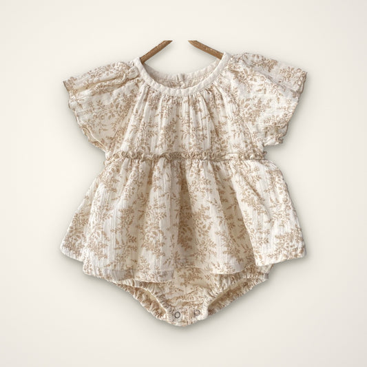 Blossom Vine Baby Romper – E For Egg