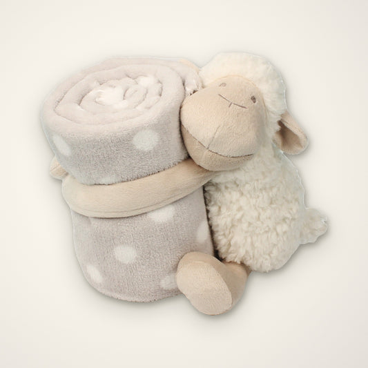 Lamb Cuddle Blanket Toy – E For Egg
