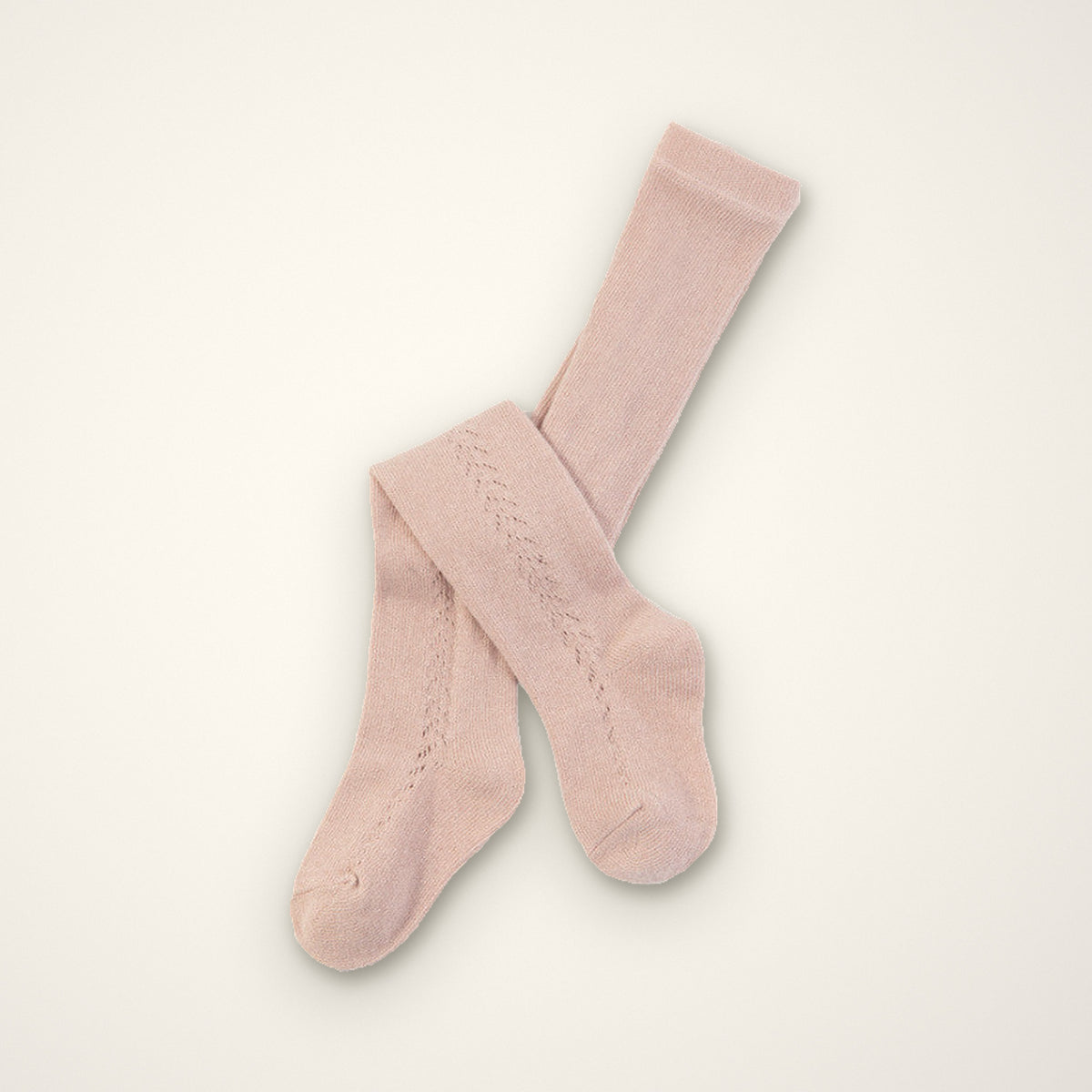 Cotton Lattice Baby Tights – E For Egg