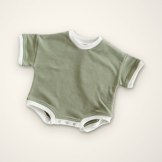 Sage Meadow Bubble Romper – E For Egg