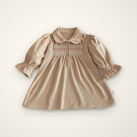 Acorn Smocked Dress – E For Egg