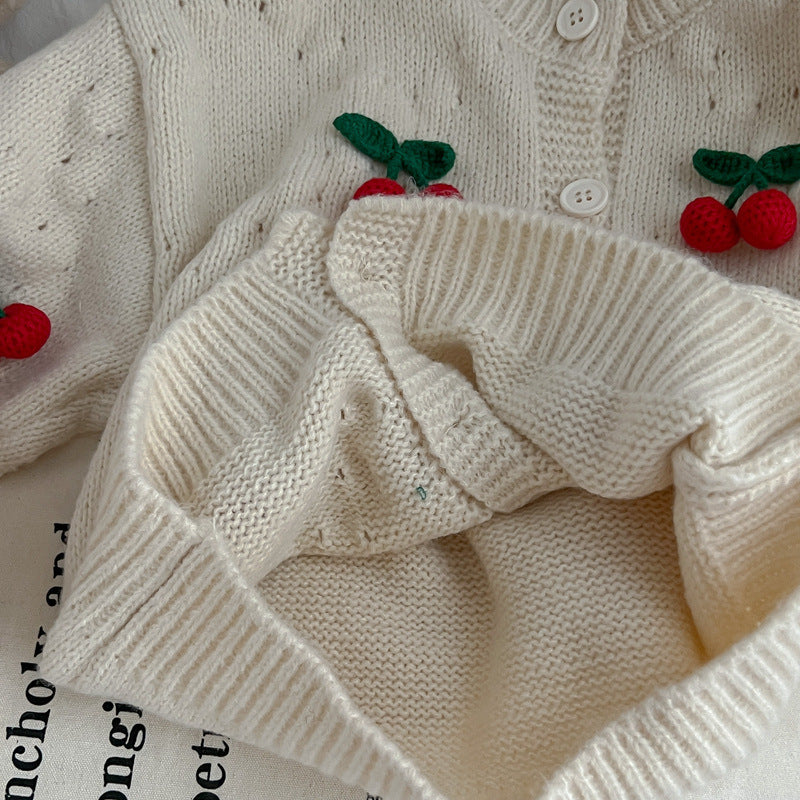 Cherry Blossom Knit Cardigan