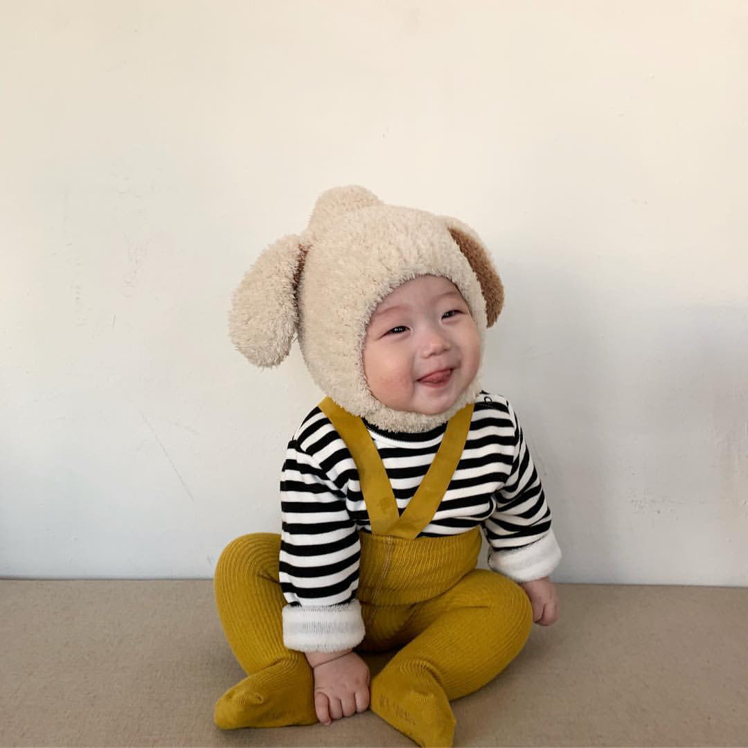 Bunny-Ear Fleece Bonnet